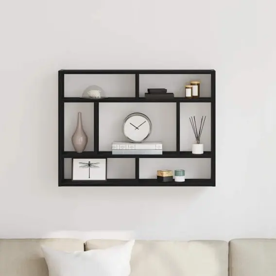 Półka ścienna, czarny dąb, 75x16x55 cm, materiał drewnopochodny Lumarko! Lumarko! - Hurtownia wielobranżowa Lumarko Wyjątkowa oferta
